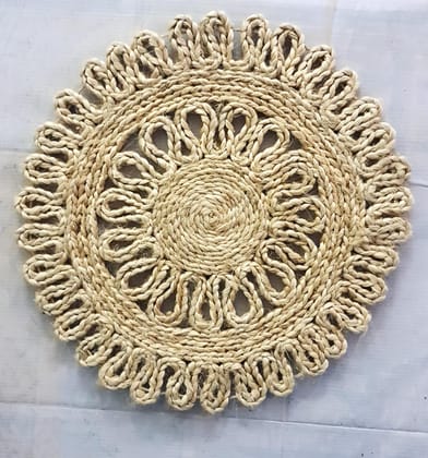 Jute Mat Dining Table