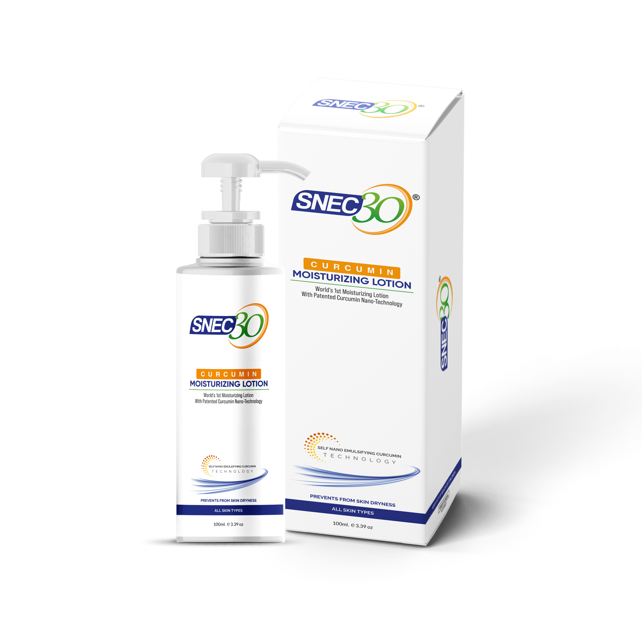 SNEC30 Moisturizing Lotion With Curcumin