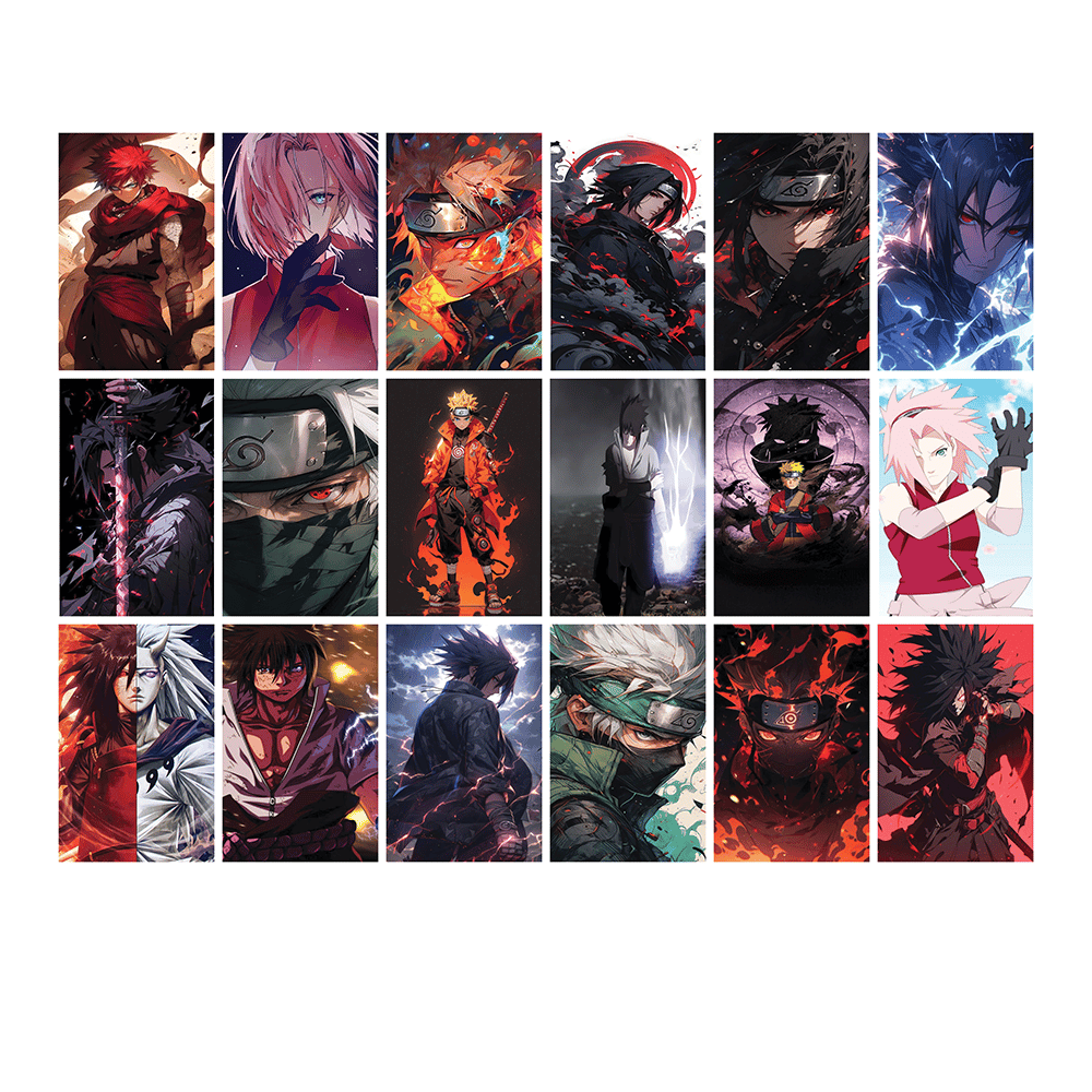 Naruto Poster Set Of 18 - Legends Of The Shinobi Posters