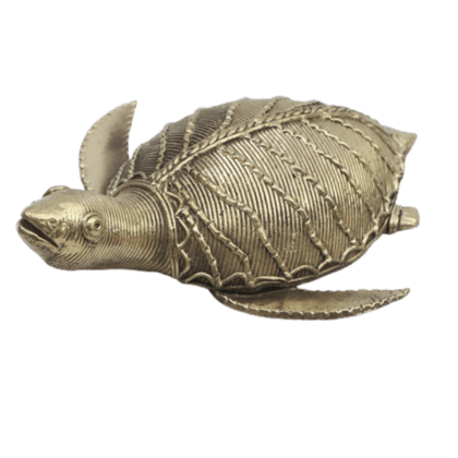 Olive Tortoise Dokra Craft