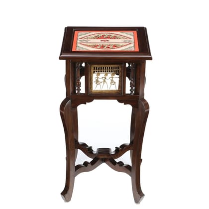 OoNA NIRVAN-II AAC290217 Teakwood Planter Table OoNA NIRVAN-II AAC290217 Teakwood Planter Table