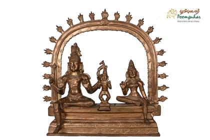 BRONZE 10IN SOMASKANDHAR SET BRONZE 10IN SOMASKANDHAR SET