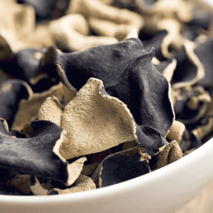 Dry Edible Black Fungus (Cloud Ear and Wood Ear Mushrooms) 50 gm