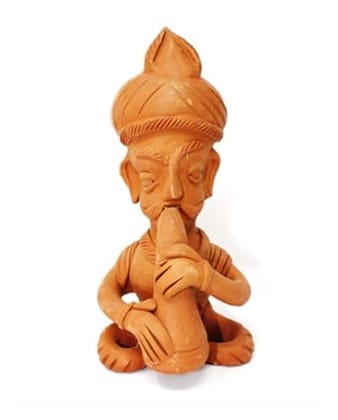 BAPCL 6 inch Terracotta Music Men Set Decorative Items Indoor Outdoor ( Set of 5) BAPCL 6 inch Terracotta Music Men Set Decorative Items Indoor Outdoor ( Set of 5)