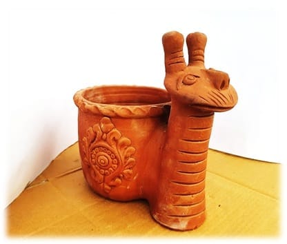 BAPCL 10 Inch Terracotta Snail Pot for Home & Garden Indoor Outdoor Decorative Items BAPCL 10 Inch Terracotta Snail Pot for Home & Garden Indoor Outdoor Decorative Items
