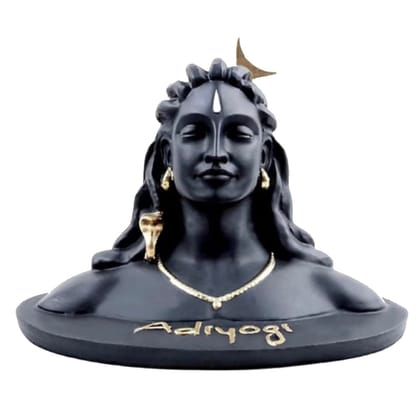 Aaradhak Adiyogi Shiva Statue - Mini Adiyogi for Car Dashboard, Pooja, Home, Office Decor & Spiritual Gifting (Black) - Mahadev Murti, Idol, Lord Adiyogi Shankara Aaradhak Adiyogi Shiva Statue - Mini Adiyogi for Car Dashboard, Pooja, Home, Office Decor & Spiritual Gifting (Black) - Mahadev Murti, Idol, Lord Adiyogi Shankara