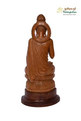 SANDALWOOD 13 INCH BUDDHA