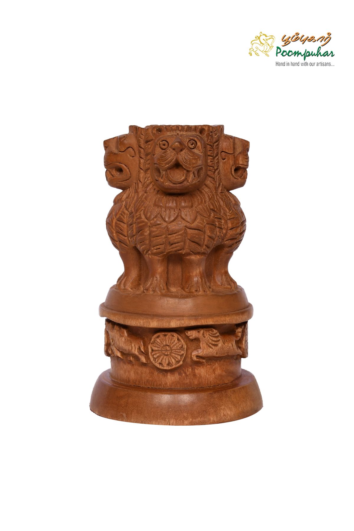 SANDALWOOD 4 INCH ASHOKA PILLAR