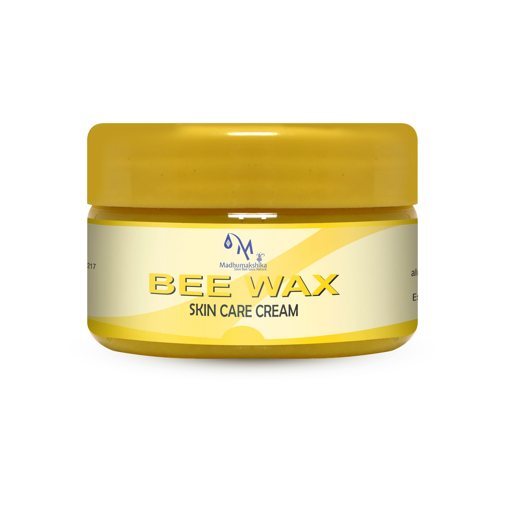 Madhumakshika Bee wax skin care cream for Men and Women | Moisturizes & Heals Damaged Skin | All Skin Types pack of 1 (50 gm)