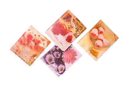 Jofos 4" x 6" Photo Album set of 4, (Can hold upto 320 Photos)