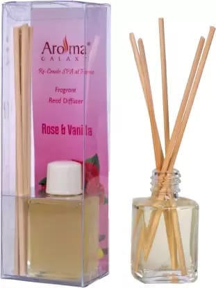 Aroma Galaxy Rose & Vanilla Scented Diffuser  (1 Units)