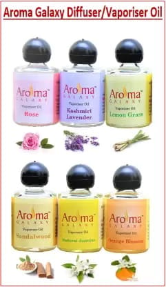 Aroma Galaxy Rose, Kashmiri Lavender, Lemon Grass, Sandalwood, Madurai Jasmine, Orange Blossom Aroma Oil  (6 x 1 Units)
