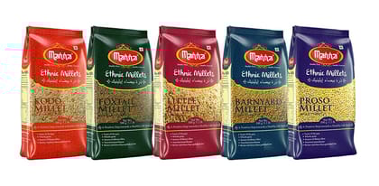 Manna Millets 2.5Kg - Natural Grains Combo Pack of 5 | Unpolished Millets | Siridhanya | Foxtail 500g, Kodo 500g, Proso 500g, Little 500g, Barnyard 500g | Native Low GI Millet Rice | Nutrient Powerhouse, High Protein & 100% more Fibre than Rice Manna Millets 2.5Kg - Natural Grains Combo Pack of 5 | Unpolished Millets | Siridhanya | Foxtail 500g, Kodo 500g, Proso 500g, Little 500g, Barnyard 500g | Native Low GI Millet Rice | Nutrient Powerhouse, High Protein & 100% more Fibre than Rice