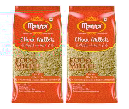 Manna Kodo Millet (Unpolished) | Kodri | Natural Grains 1kg (500g x 2 Packs) - (Kodra/Varagu/Arikelu/Hark/Varigu) | Native Low GI Millet Rice | High Protein & 100% More Fibre than Rice Manna Kodo Millet (Unpolished) | Kodri | Natural Grains 1kg (500g x 2 Packs) - (Kodra/Varagu/Arikelu/Hark/Varigu) | Native Low GI Millet Rice | High Protein & 100% More Fibre than Rice