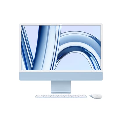 Apple iMac M3 chip 24inch  8/256gb blue