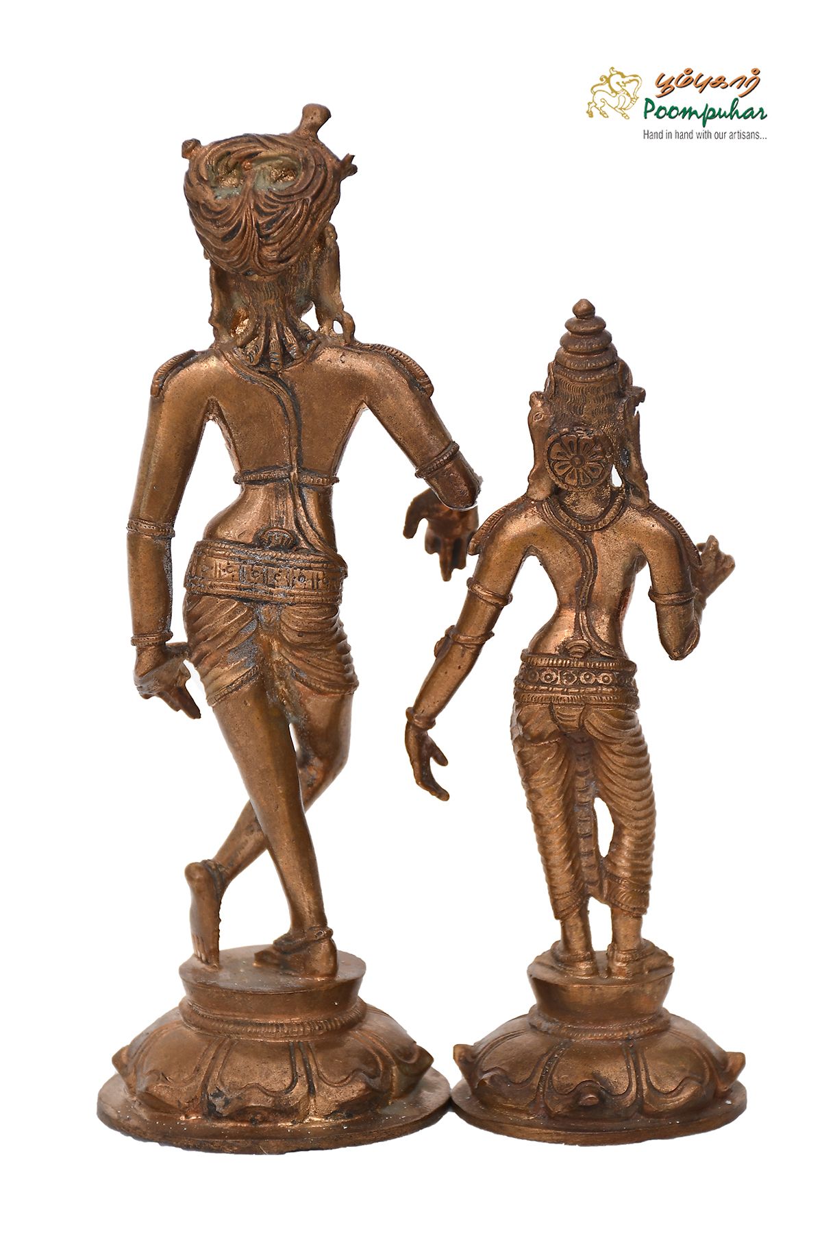 BRONZE RISHABADEVAR SET 5.5 INCH