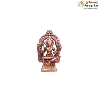 Copper Mariamman 5.3 Inches