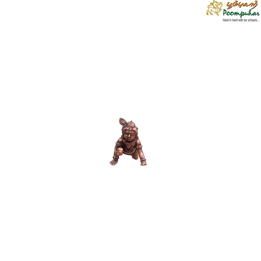 Copper Krishna 1.3 Inches