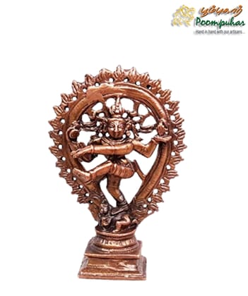 Copper Natarajar 4.2 inches Copper Natarajar 4.2 inches