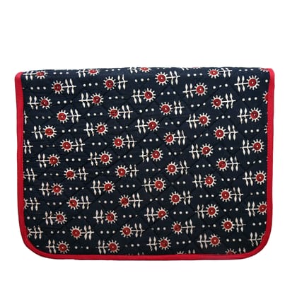 Tribes India Handcrafted Cotton and Sponge Black File Folder