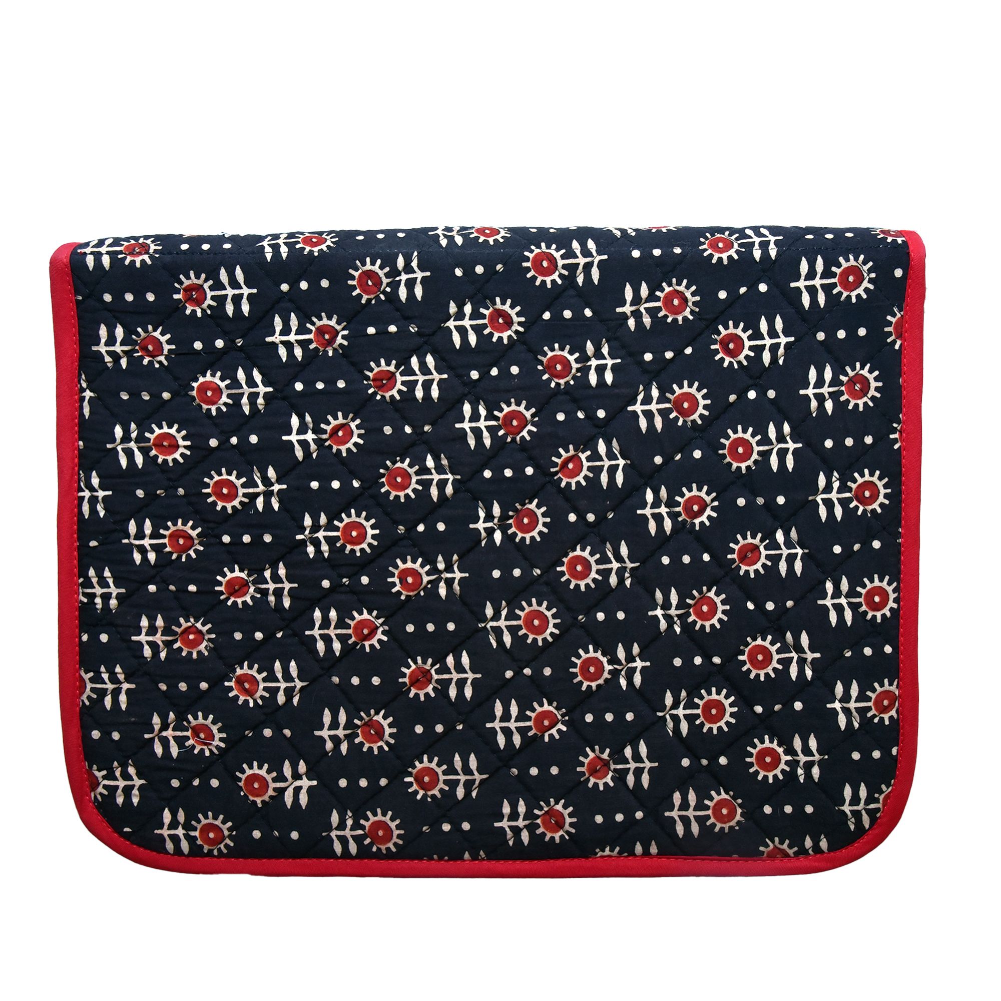 Tribes India Handcrafted Cotton and Sponge Black File Folder