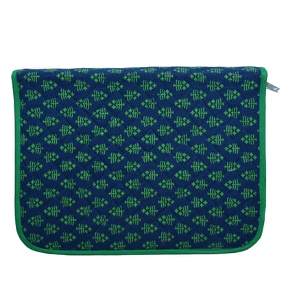 Tribes India Handcrafted Cotton and Sponge Green File Folder
