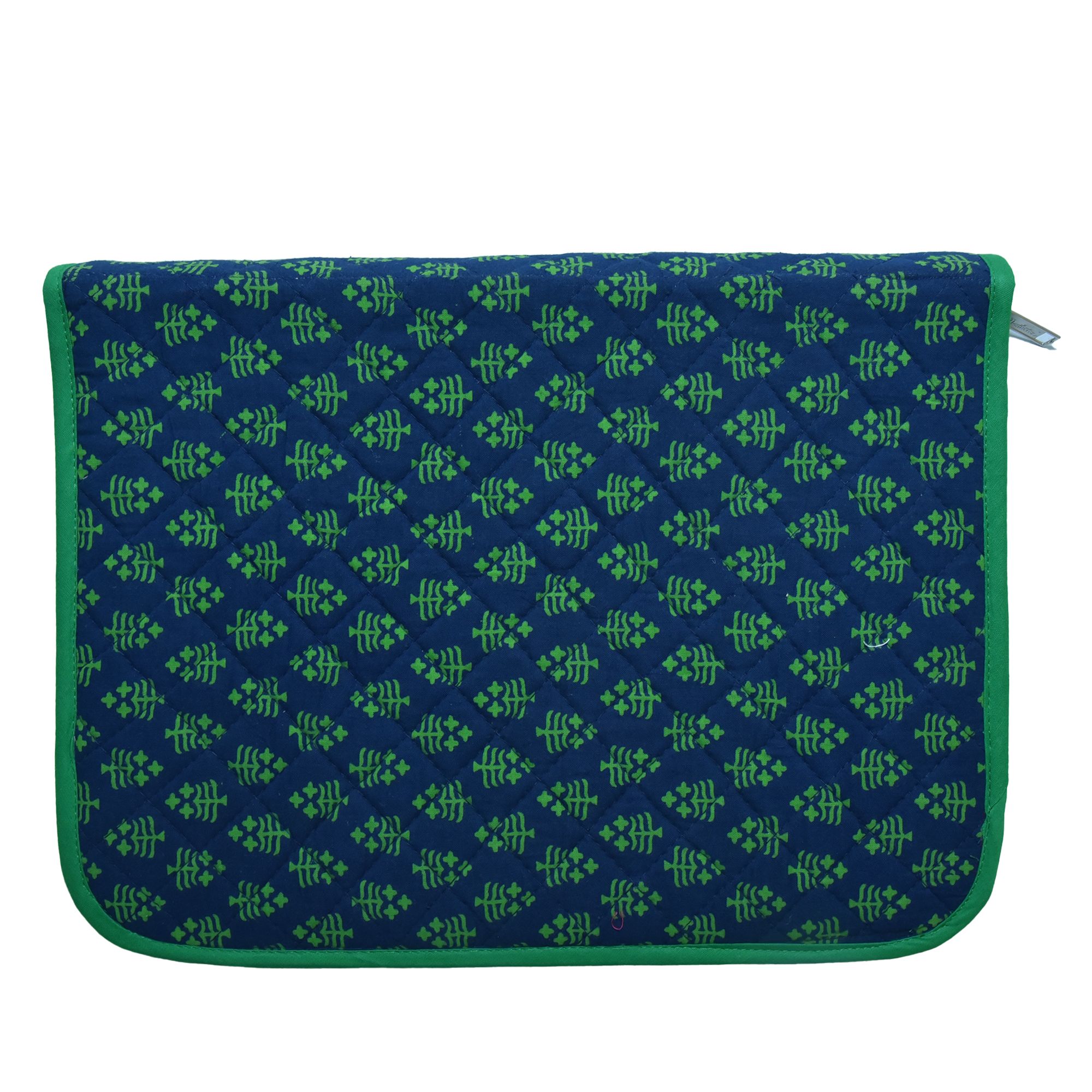 Tribes India Handcrafted Cotton and Sponge Green File Folder