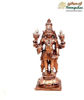 Copper Lord Venkateswara 4.2 inches Copper Lord Venkateswara 4.2 inches
