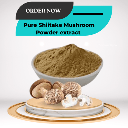 Pure Shiitake Mushroom Powder extract | Rich in Flavor and Nutrients 100 gm