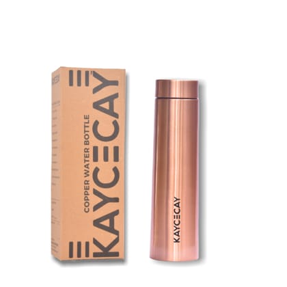 Kaycecay Copper Water Bottle 900 Ml, Set of 1 Kaycecay Copper Water Bottle 900 Ml, Set of 1