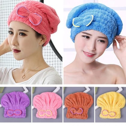 Bow Hair Towel (Random Color) Bow Hair Towel (Random Color)