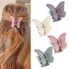 Korean Colorful Big Butterfly packof 6 Hair Accessory Set (Multicolor) Korean Colorful Big Butterfly packof 6 Hair Accessory Set (Multicolor)