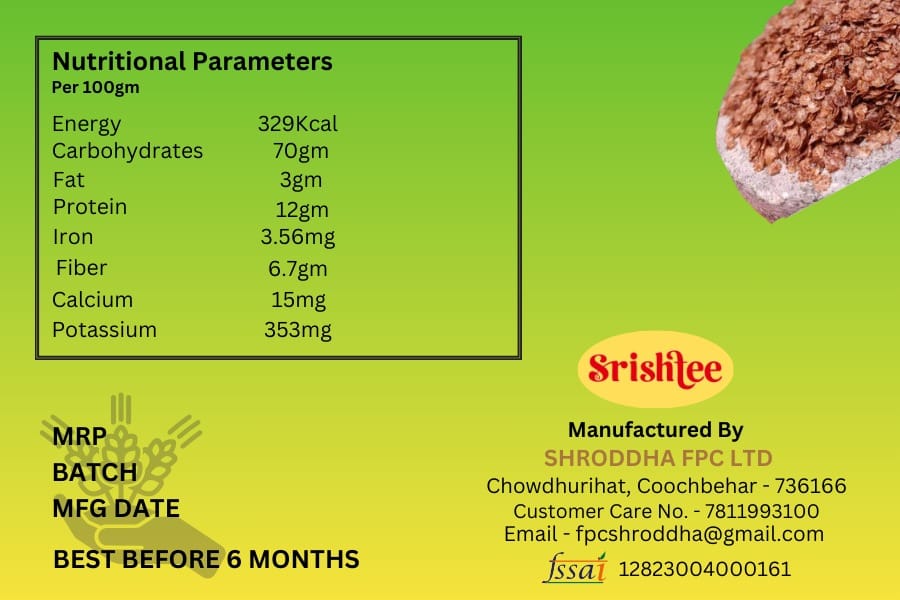 Srishtee Ragi Millet Flakes (Poha)