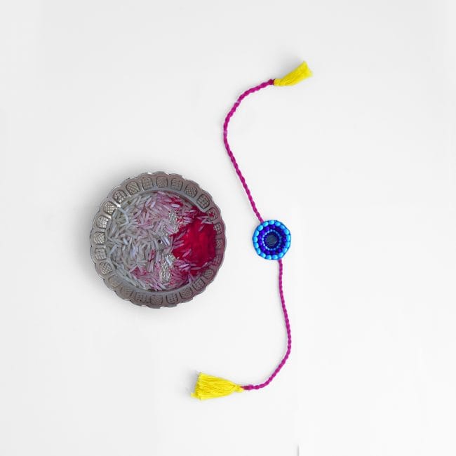 Tribes India Handmade Ring Multicolor Rakhi