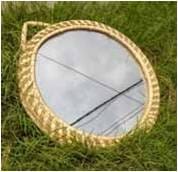 Handwooven Sabai Grass Mirror