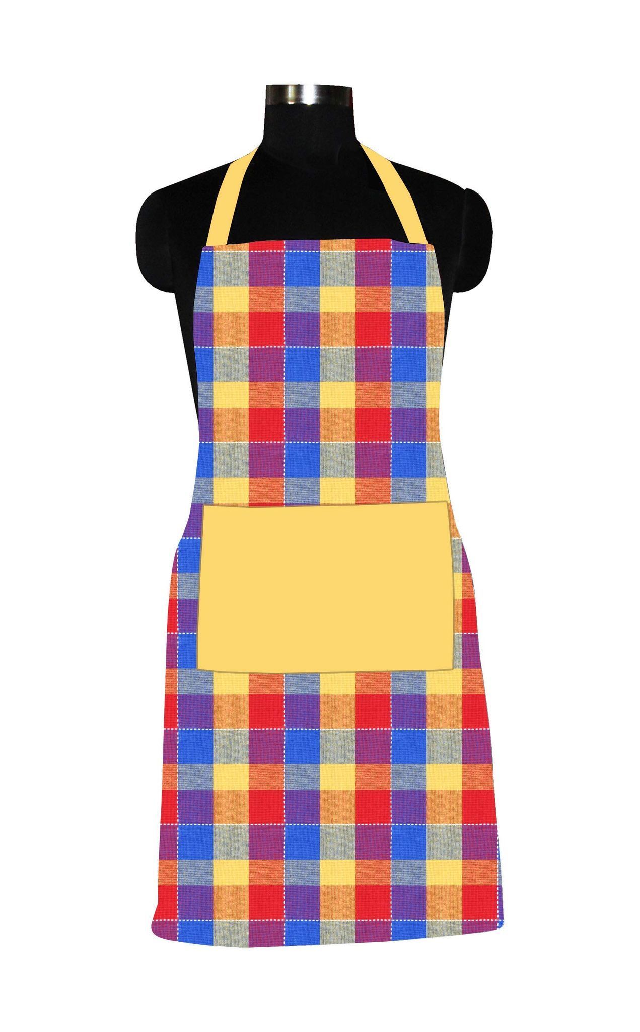 AIRWILL, 100% Cotton Regular Kitchen Home Use & Chefs Use Aprons, Pack of 1 piece