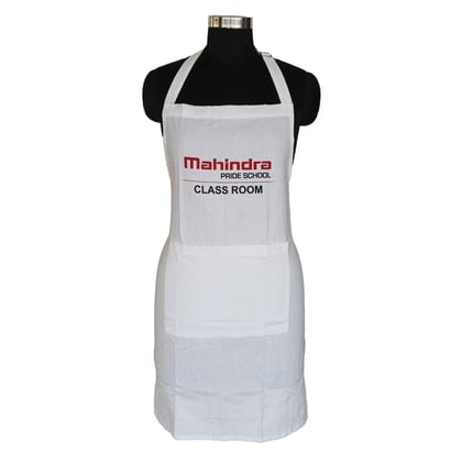 Airwill, 100% Cotton Designer Self Designed Bib Apron, Sized 65cm in Width and 80cm in Length with 2 Long Straps on Both Sides and Adjustable Buckle on Top. Pack of 1 pc