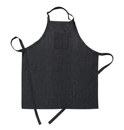 AIRWILL, 100% Cotton Designer Aprons, Free Sized Width & Length, Adjustable Buckle on Top and 2 Long Ties On Both 2 Sides. Pack of 1 piece