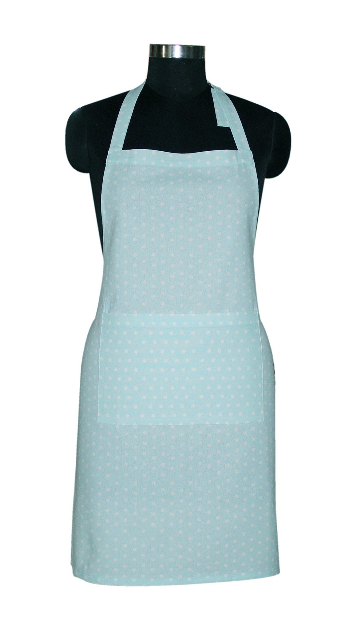 AIRWILL, 100% Cotton Designer Printed Aprons, Sized 65cm in Width & 80cm in Length with 1 Center Pocket, Adjustable Buckle on Top and 2 Long Ties on Both 2 Sides. Pack of 1 piece