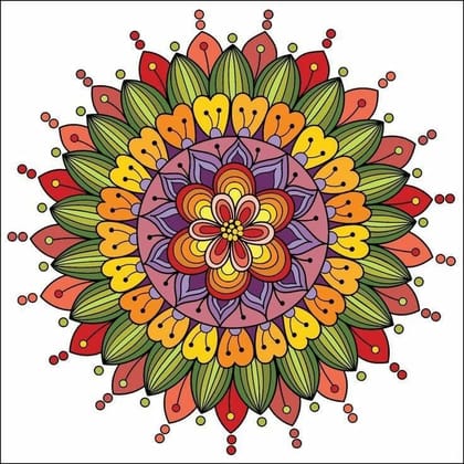 APM Rangoli Waterproof Laminated Floor Sticker in 15X15 inches (RL11) APM Rangoli Waterproof Laminated Floor Sticker in 15X15 inches (RL11)