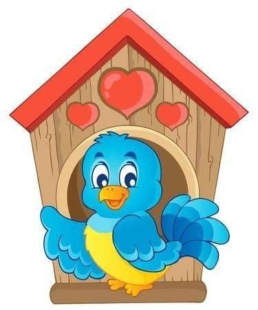 APM Kids Cute Birds Cartoon Wall Sticker Fully Waterproof Vinyl Sticker self Adhesive for Living Room, Bedroom, Office, Kids Room 12X18 inches (B10)
