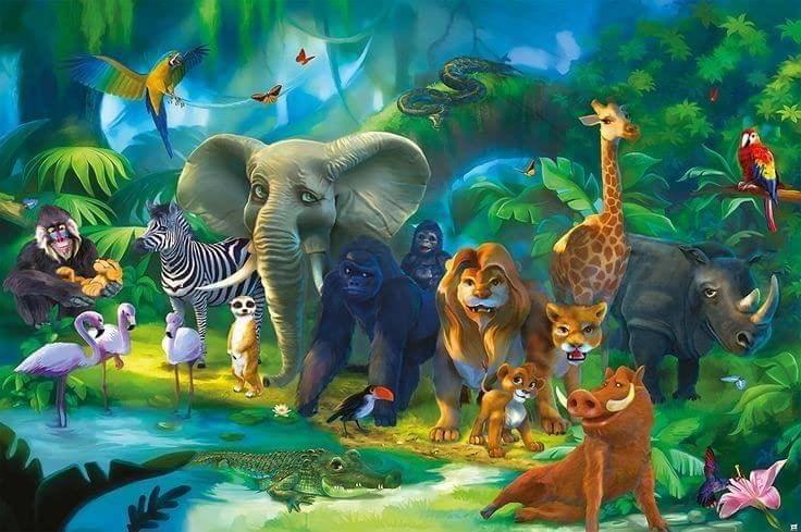APM Kids Cartoon Wall Sticker Fully Waterproof Vinyl Sticker self Adhesive for Living Room, Bedroom, Office, Kids Room 12X18 inches (JB15)