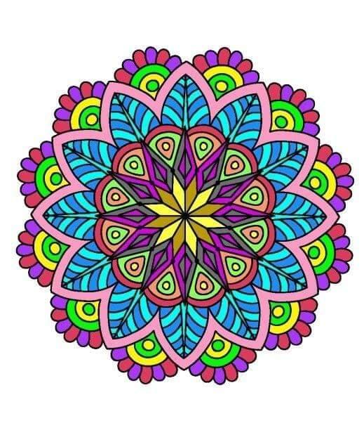 APM Rangoli Waterproof Laminated Floor Sticker in 15X15 inches (RR16)