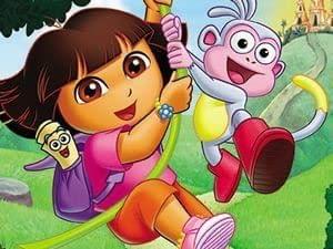 APM Dora Cartoon Wall Sticker Fully Waterproof Vinyl Sticker self Adhesive for Living Room, Bedroom, Office, Kids Room 12X18 inches (D15)