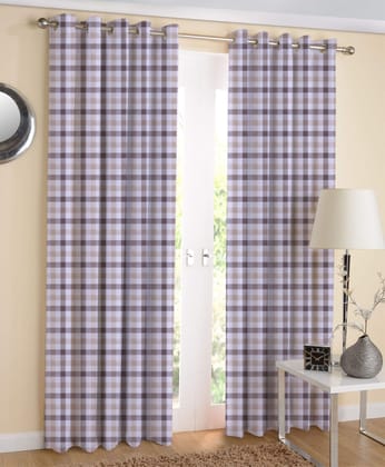 AIRWILL, 100% Cotton Designer Door Curtains, Sized 4ft in Width and 7ft in Length. Pack of 2 Pieces