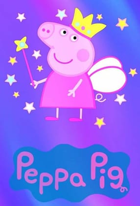 APM Peppa Pig Wall Sticker Fully Waterproof Vinyl Sticker self Adhesive for Living Room, Bedroom, Office, Kids Room 12X18 inches (PPC9) (AP3)