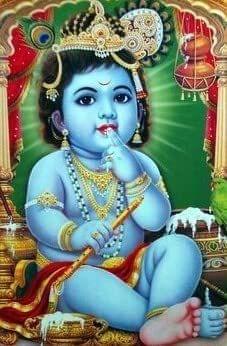 APM BAL Gopal Fully Waterproof Vinyl Sticker self Adhesive for Living Room, Bedroom, Office, Kids Room 12X18 inches (K6)