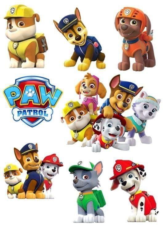 APM PAW Patrol Wall Sticker Fully Waterproof Vinyl Sticker self Adhesive for Living Room, Bedroom, Office, Kids Room 12X18 inches (Pw14)