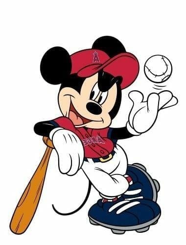 APM Mickey Mouse Laminated Wall Sticker for Kids 12X18 INCHES (M8)