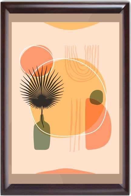 APM Photo Frame (.75inch) Wall Mount Laminated Digital Print 12x18 Inches (PF04)